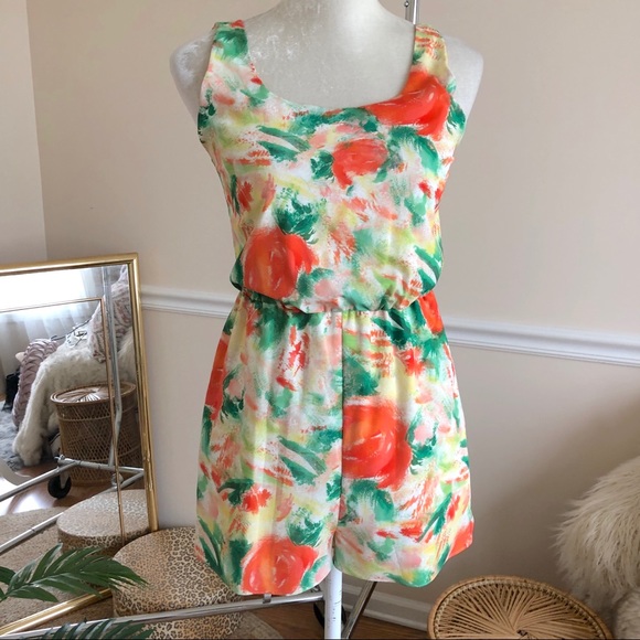 Alice + Olivia Naliegh Oranges Romper 2 - Picture 2 of 8